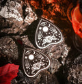Gothic Black Rose Earrings