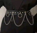 Gothic High Waisted Chain Belt