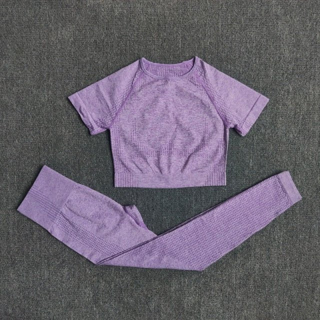 Conjunto Fitness Sem Costura 2/3/5 Peças