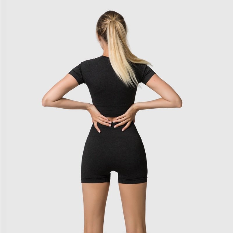 Conjunto Fitness Sem Costura 2/3/5 Peças