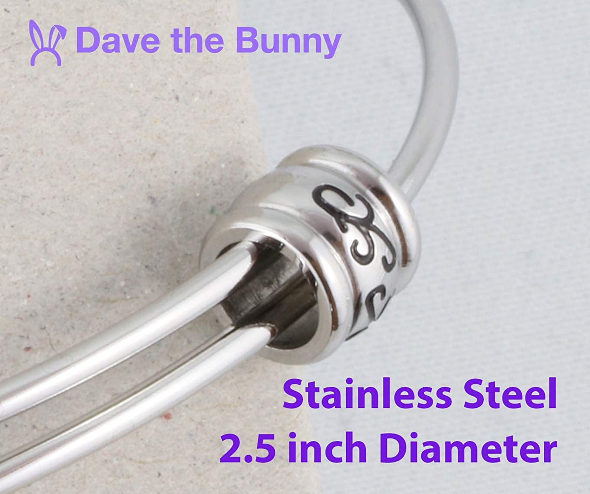 Clothing Charm Bangle Bracelet