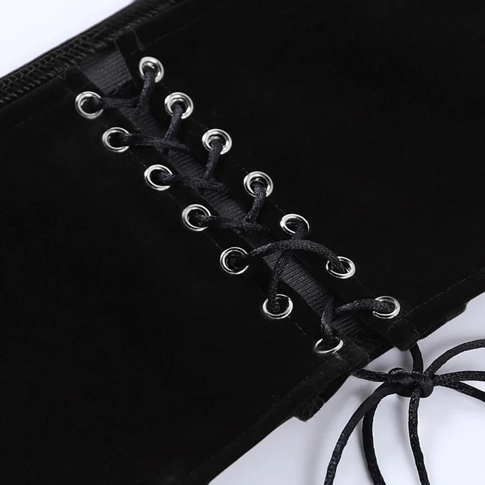 Mulheres rendas até underbust espartilho cinto cintura treinamento espartilho topo sexy steampunk bustier cintura cincher cinta de espaguete cami topo de colheita