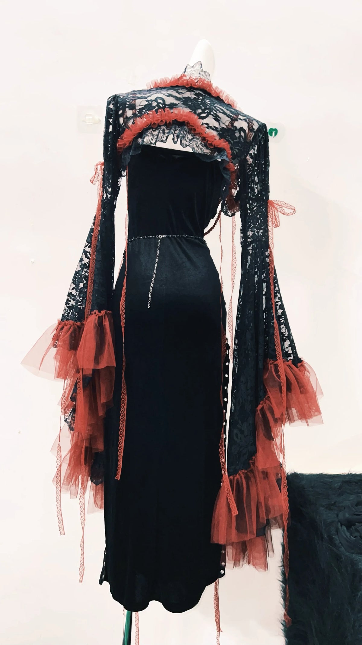 Lolita vestido gótico vestido punk vestido vintage roupas góticas y2k moda harajuku vestido de renda y2k vestido de fada grunge