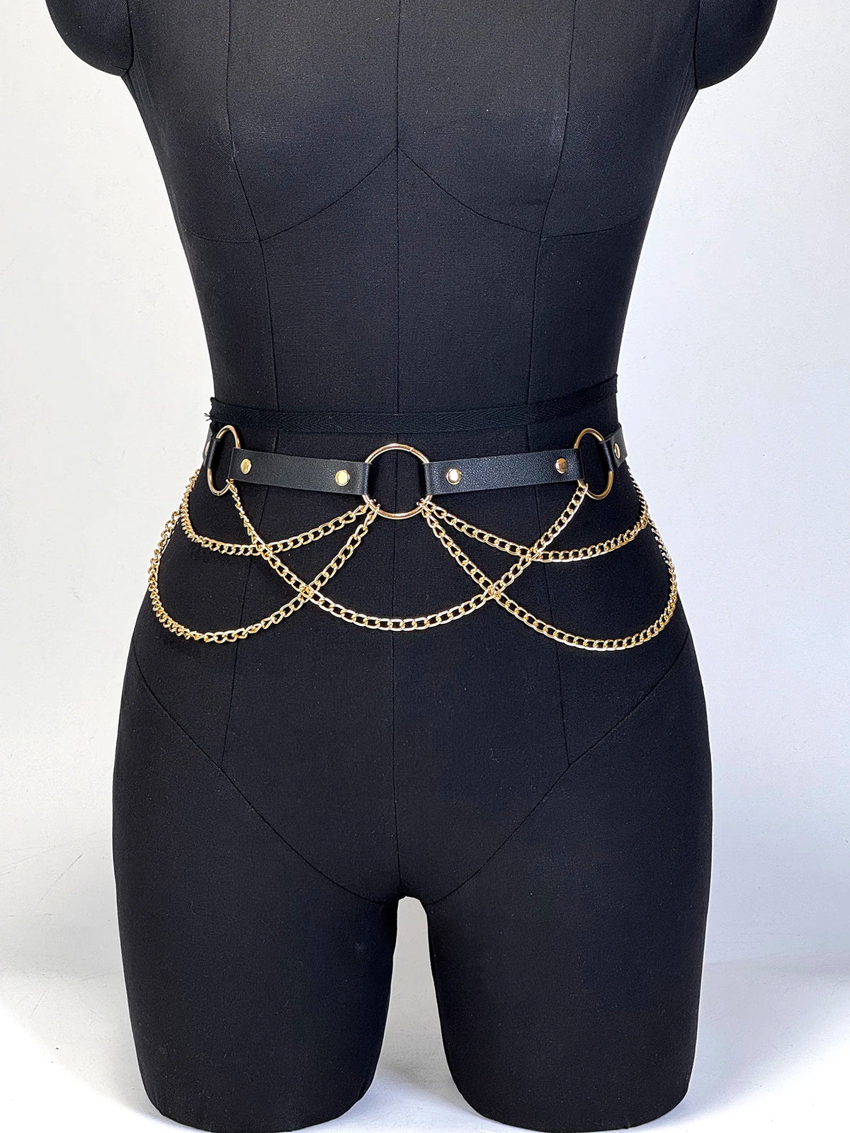    Mulheres sexy cinto de couro cintura corrente arnês moda cintura acessório lazer punk gótico roupas jóias cinto