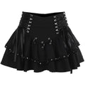 Mini Saia Punk Vintage com Rebites
