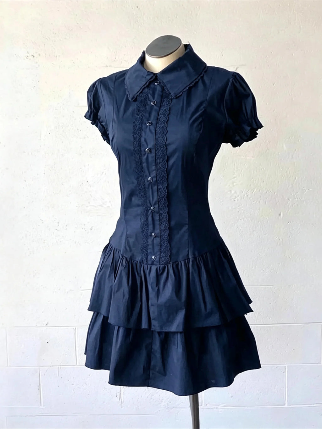 Vestido Gótico Punk com Babados e Mangas Flare, Laço Frontal, Mini Vestido em Camadas, Estilo Gótico Vintage Americano Anos 2000, Moda Casual Feminina Streetwear 2026