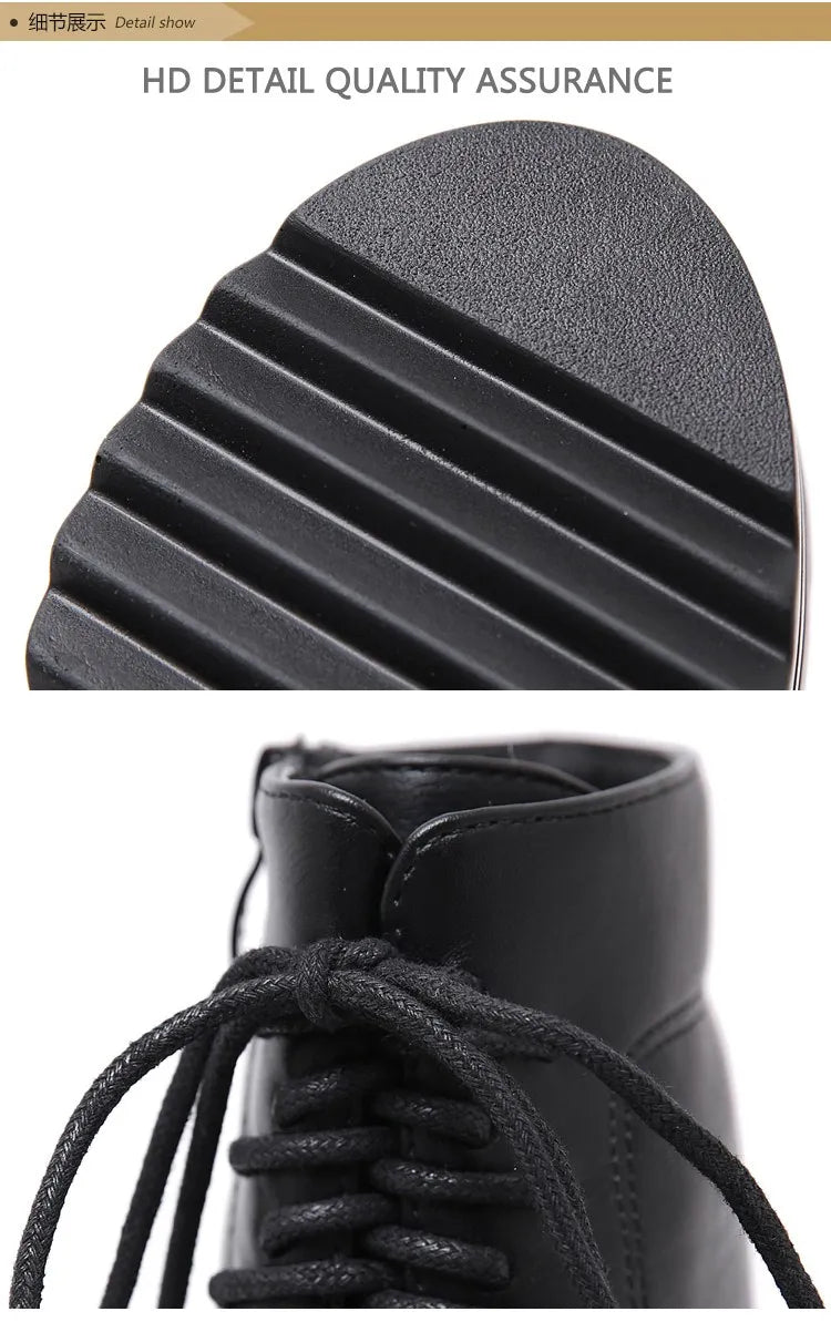 Bota Punk Plataforma 14cm