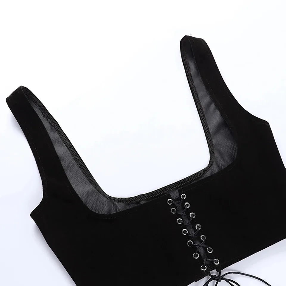 Mulheres rendas até underbust espartilho cinto cintura treinamento espartilho topo sexy steampunk bustier cintura cincher cinta de espaguete cami topo de colheita