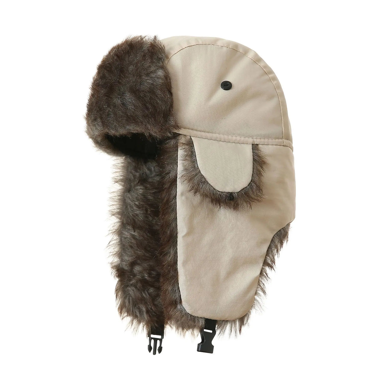 Chapéu de inverno masculino Ushanka Trapper Soldado Russo Ear Flap Cap Earflap