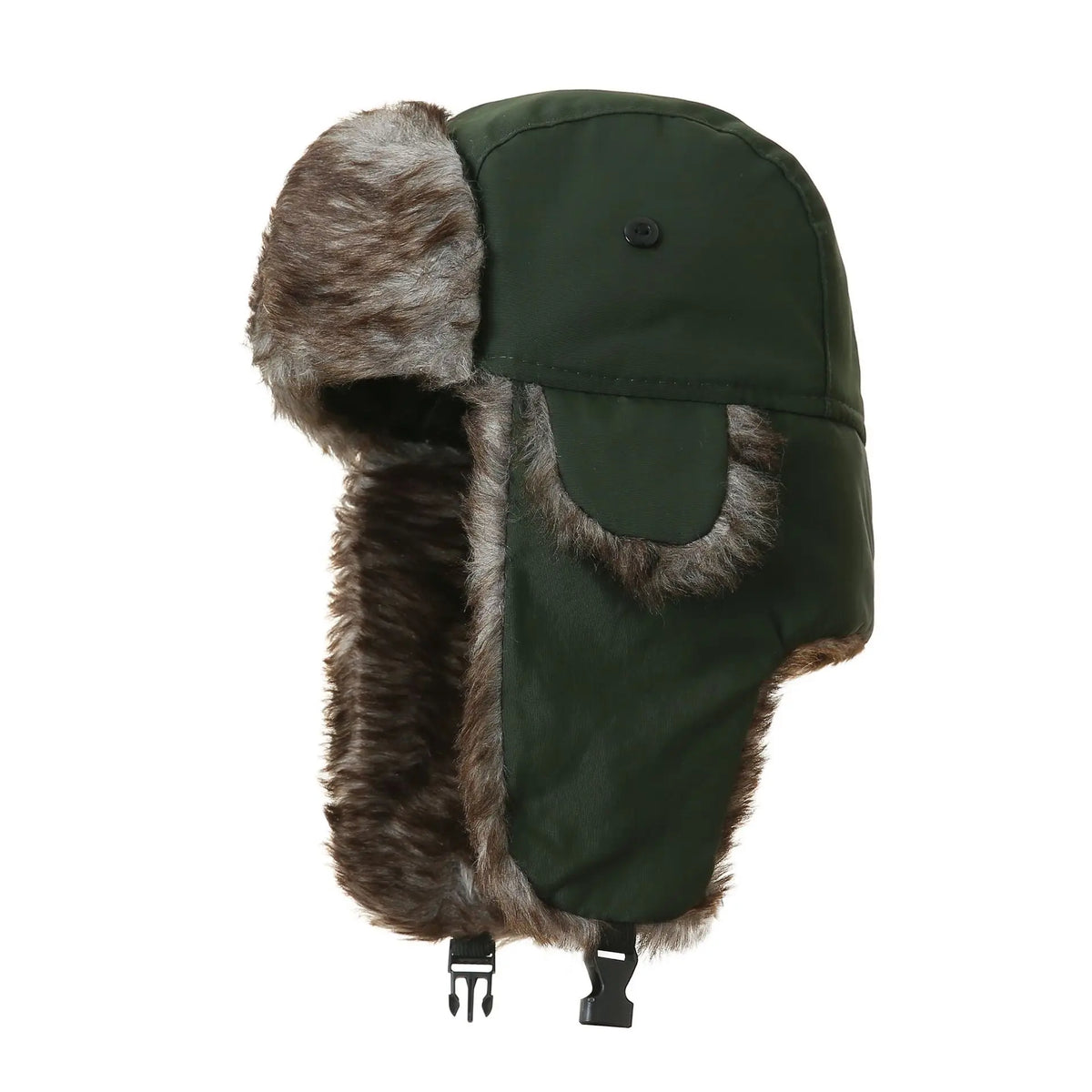 Chapéu de inverno masculino Ushanka Trapper Soldado Russo Ear Flap Cap Earflap