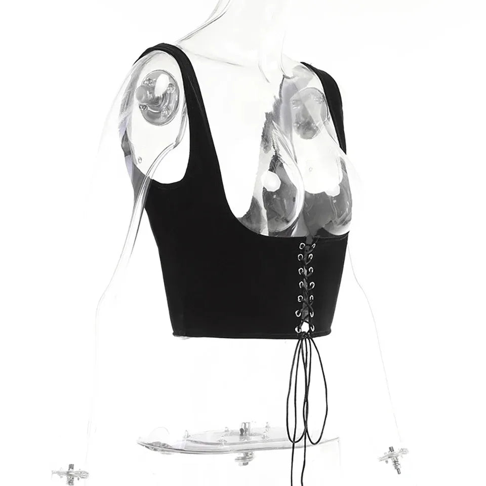 Mulheres rendas até underbust espartilho cinto cintura treinamento espartilho topo sexy steampunk bustier cintura cincher cinta de espaguete cami topo de colheita