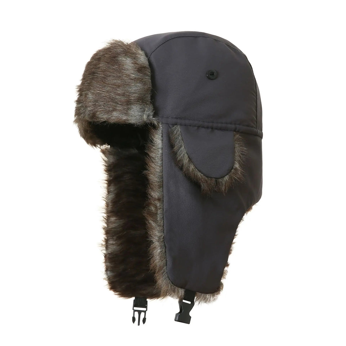 Chapéu de inverno masculino Ushanka Trapper Soldado Russo Ear Flap Cap Earflap