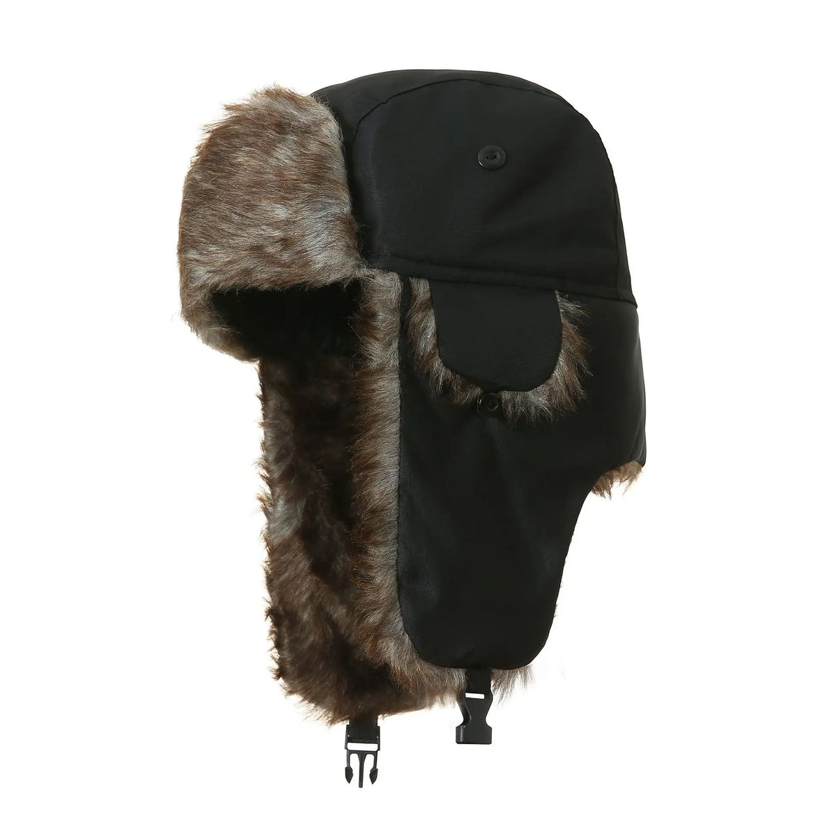 Chapéu de inverno masculino Ushanka Trapper Soldado Russo Ear Flap Cap Earflap