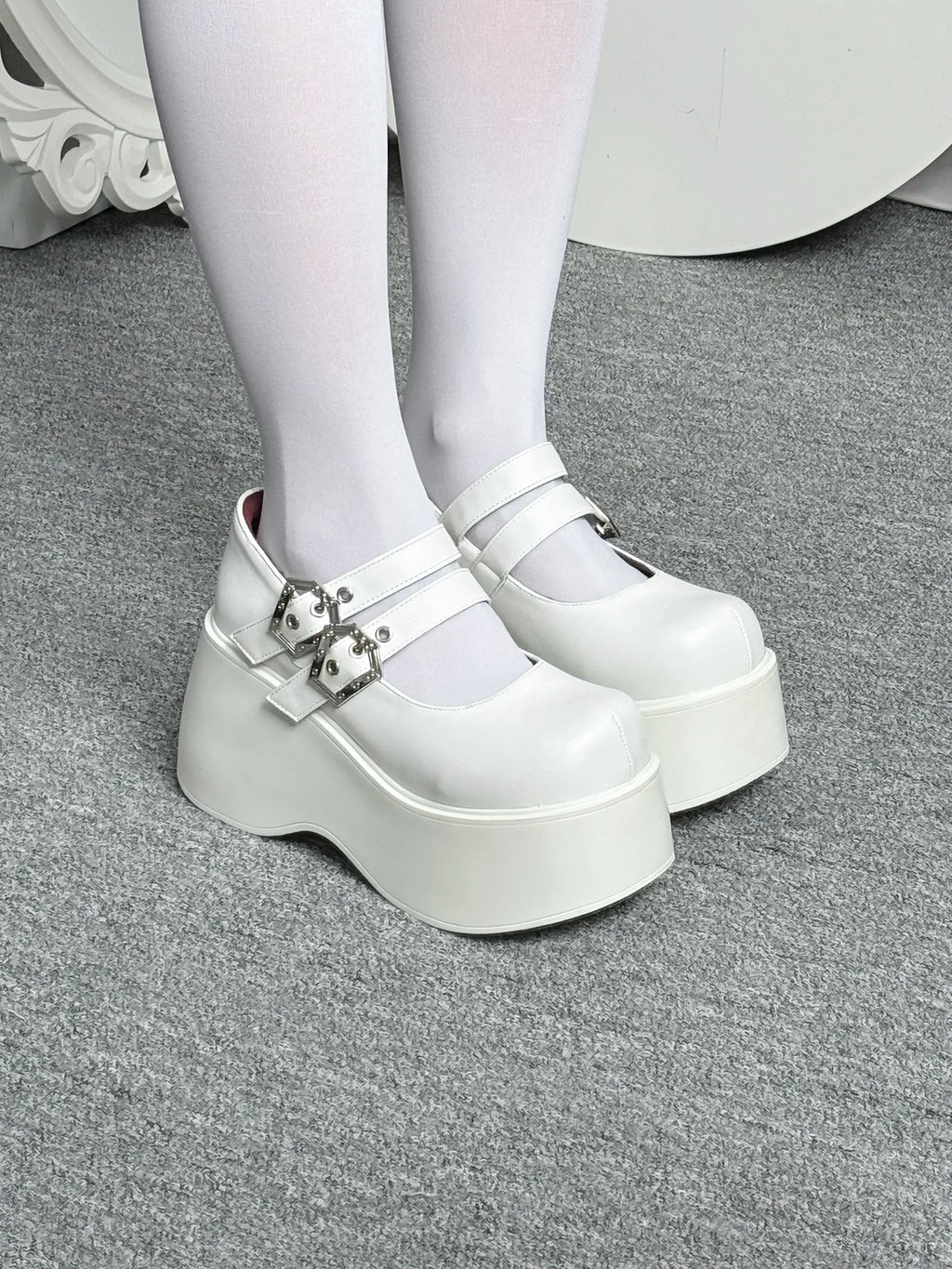 Sapato Lolita Punk Plataforma Nameless Witch