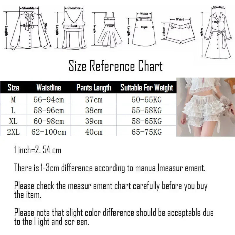 Preto branco plissado calcinha mulher abóbora bonito calcinha arco nó lolita shorts de segurança calças vintage vitoriano bloomers