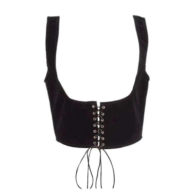 Mulheres rendas até underbust espartilho cinto cintura treinamento espartilho topo sexy steampunk bustier cintura cincher cinta de espaguete cami topo de colheita