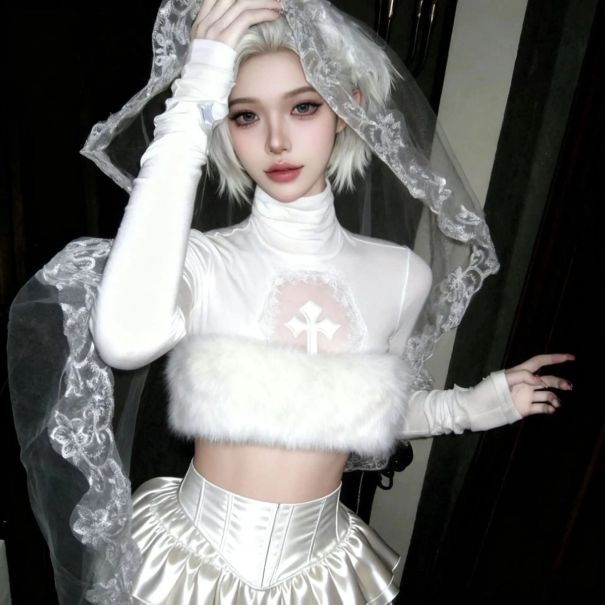 Saias Femininas com Camadas e Babados, Minissaia com Detalhes Cruzados, Shorts Embutidos, Skort Japonês Kawaii, Estilo Gótico Punk Y2K, Harajuku Anos 90, Sexy
