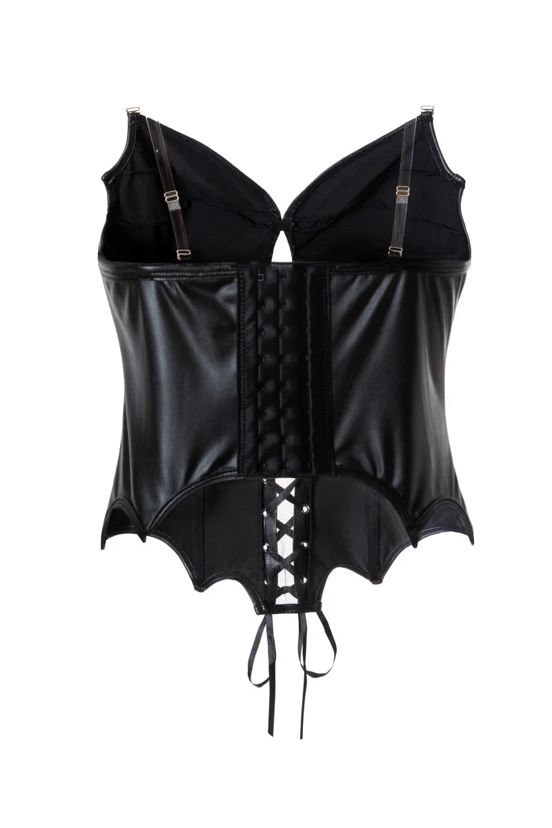 Mulheres sem alças corpete apertado espartilho sexy colete senhoras personalidade streetwear estilo steampunk preto sem costas magro-ajuste topos