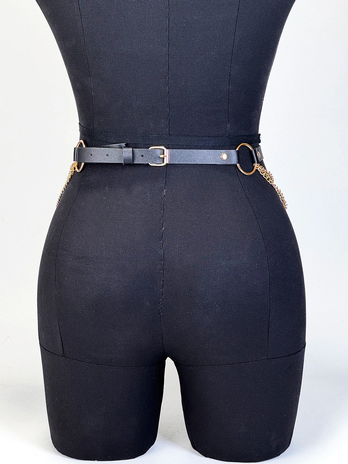    Mulheres sexy cinto de couro cintura corrente arnês moda cintura acessório lazer punk gótico roupas jóias cinto