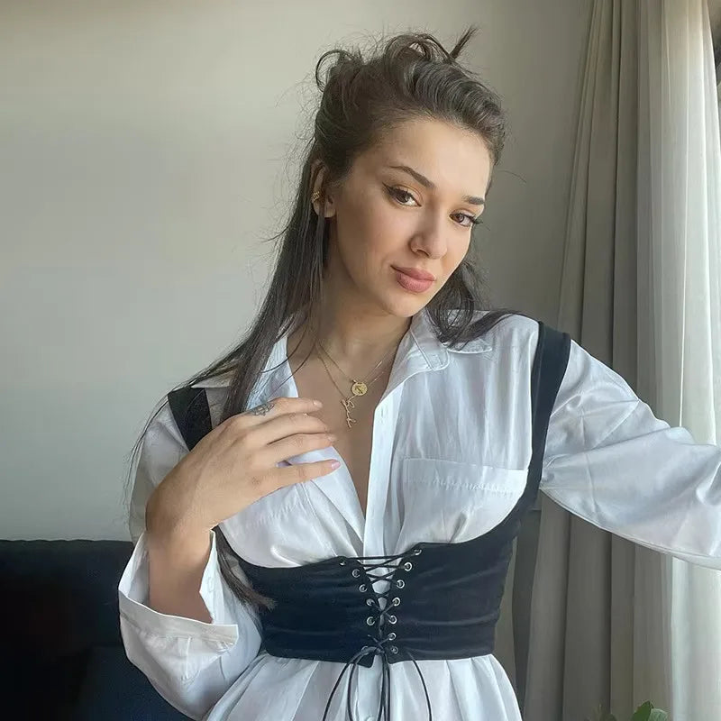 Mulheres rendas até underbust espartilho cinto cintura treinamento espartilho topo sexy steampunk bustier cintura cincher cinta de espaguete cami topo de colheita