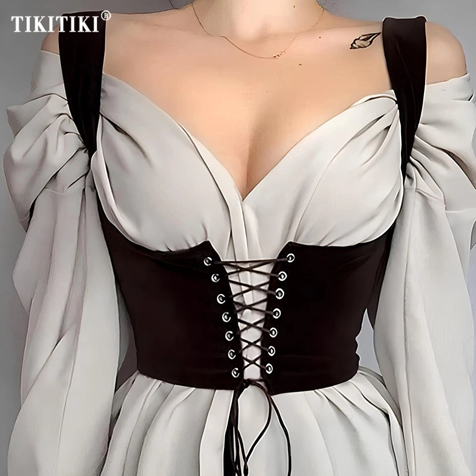 Mulheres rendas até underbust espartilho cinto cintura treinamento espartilho topo sexy steampunk bustier cintura cincher cinta de espaguete cami topo de colheita