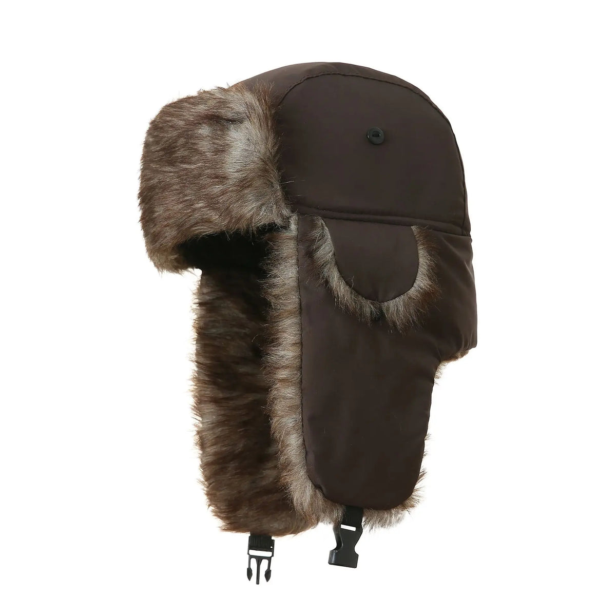 Chapéu de inverno masculino Ushanka Trapper Soldado Russo Ear Flap Cap Earflap