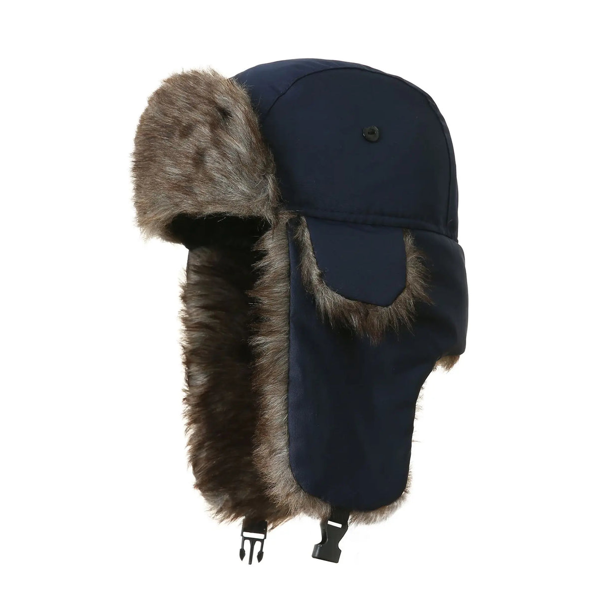 Chapéu de inverno masculino Ushanka Trapper Soldado Russo Ear Flap Cap Earflap