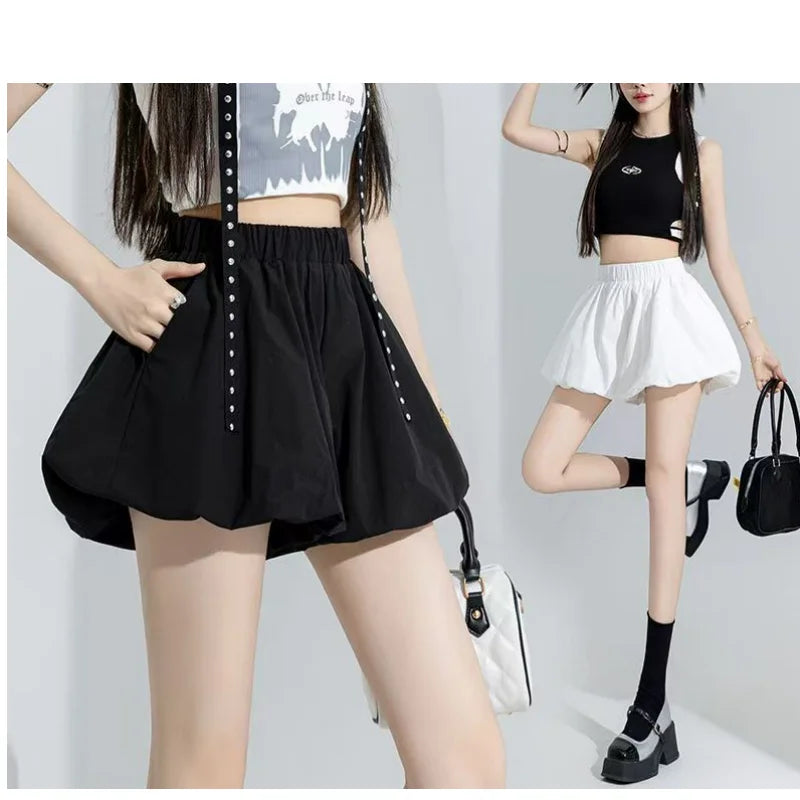 Saias Femininas com Camadas e Babados, Minissaia com Detalhes Cruzados, Shorts Embutidos, Skort Japonês Kawaii, Estilo Gótico Punk Y2K, Harajuku Anos 90, Sexy