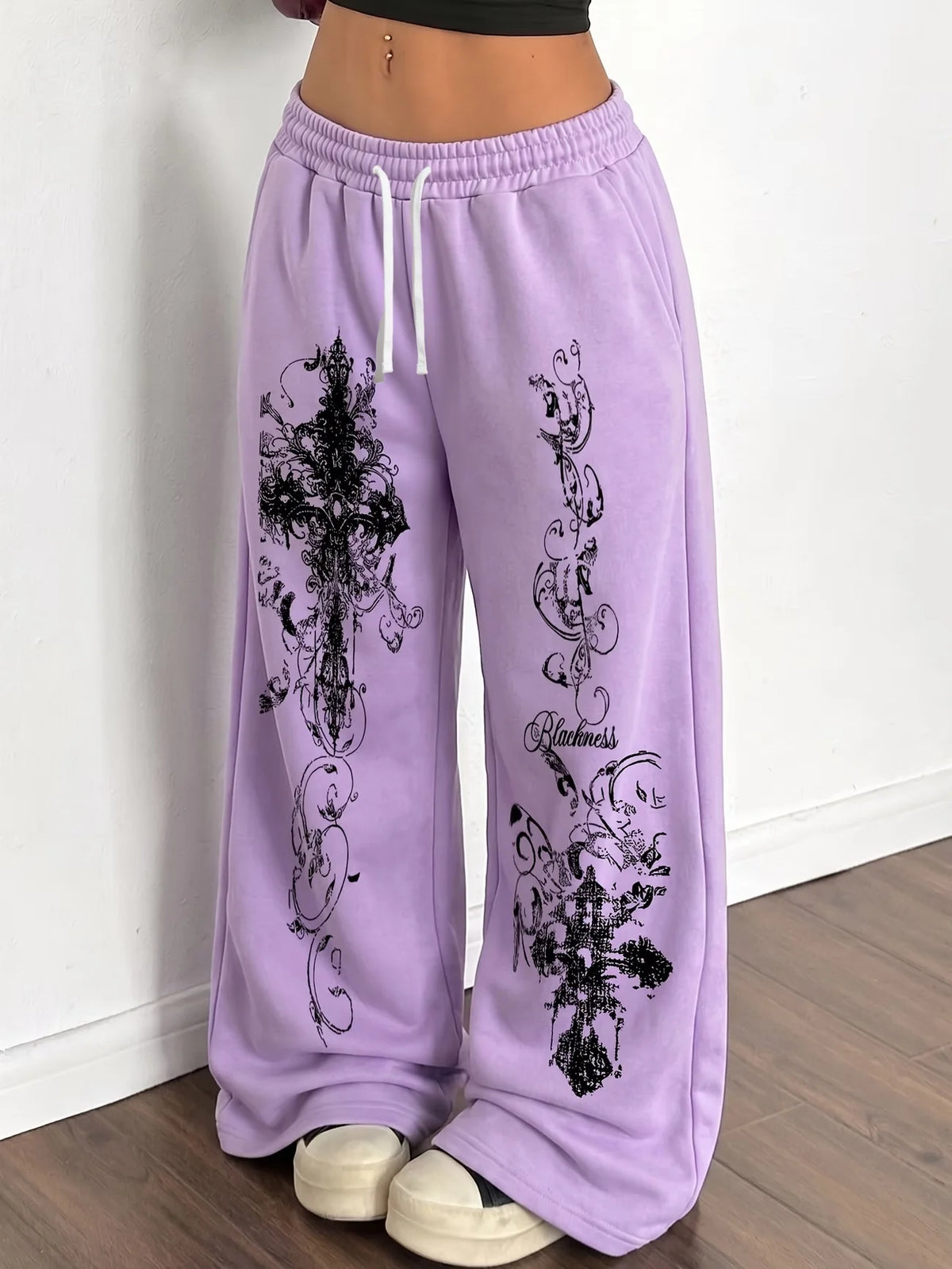 Calças Estampadas com Espinhos Estilo Gótico Y2K da Moda 2026, Calças de Corrida Masculinas e Femininas, Calças Retas Estilo Rock Retrô, Calças Casuais de Rua da Moda