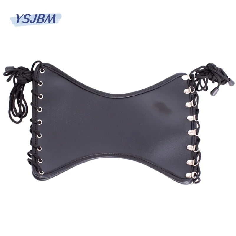 YSJBM-couro erótico BDSM espartilho brinquedos sexuais para mulheres, escravo fetiche, traje de cintura restrição, lingerie sexy acessórios