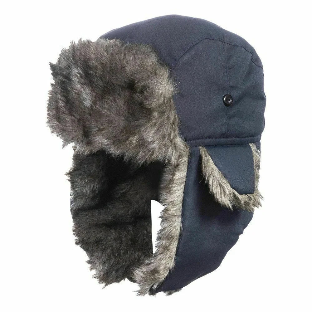 Chapéu de inverno masculino Ushanka Trapper Soldado Russo Ear Flap Cap Earflap